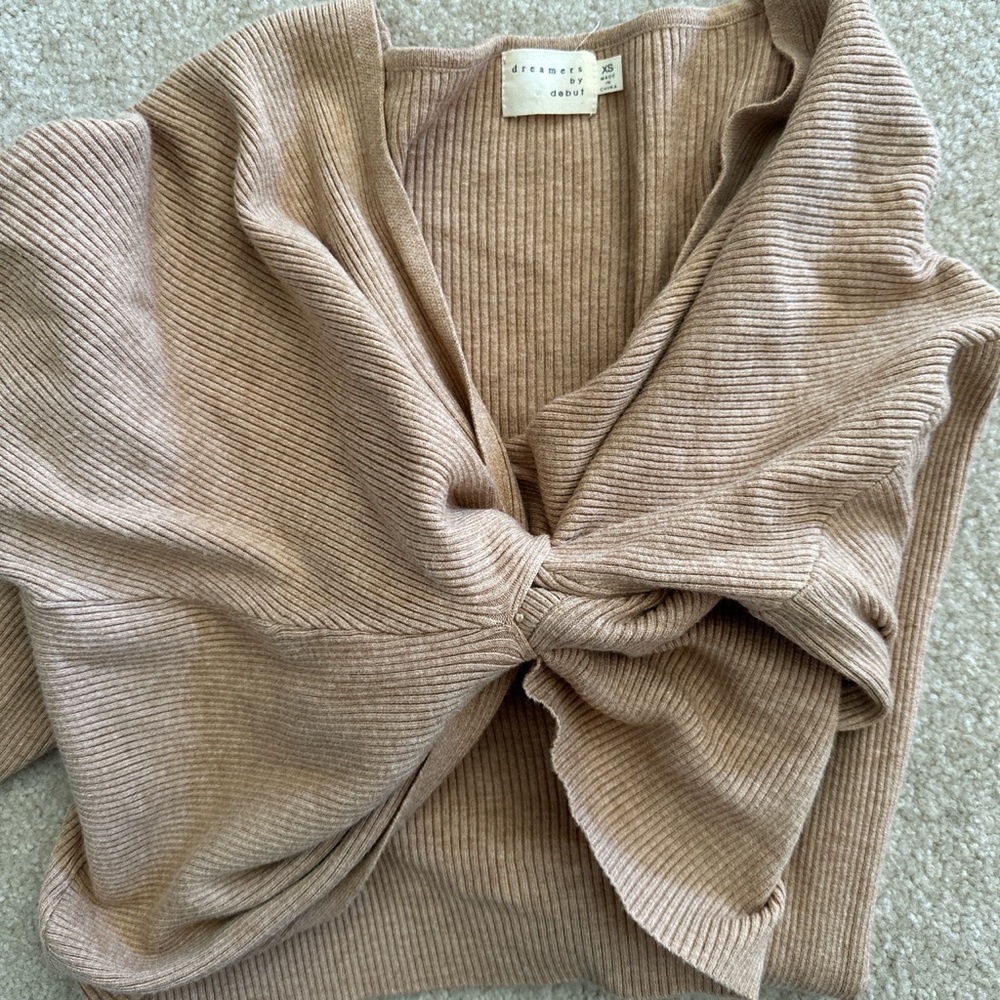 Dry Good twist front Sweater